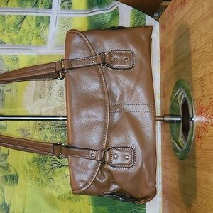 Relic brown leather shoulder bag